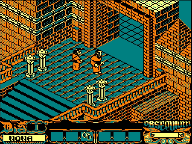 La Abadia del Crimen - Amstrad CPC game screenshot (1988) by Opera Soft